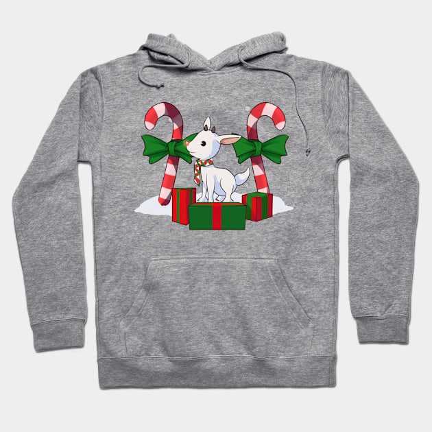 Red-Nosed Reindeer Hoodie by saedru